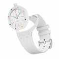 Bracelet en caoutchouc pour AP x Swatch Royal Pop Blanc