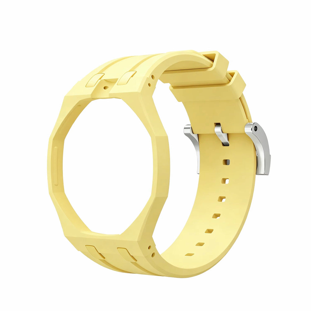 Bracelet en caoutchouc pour AP x Swatch Royal Pop jaune clair