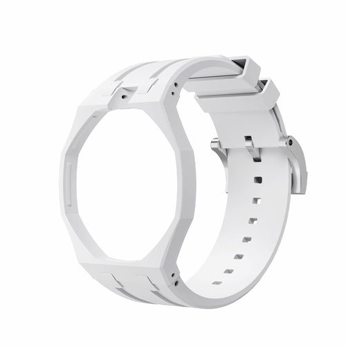 Bracelet en caoutchouc pour AP x Swatch Royal Pop Blanc