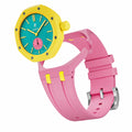 Bracelet en caoutchouc pour AP x Swatch Royal Pop Rose/accent jaune