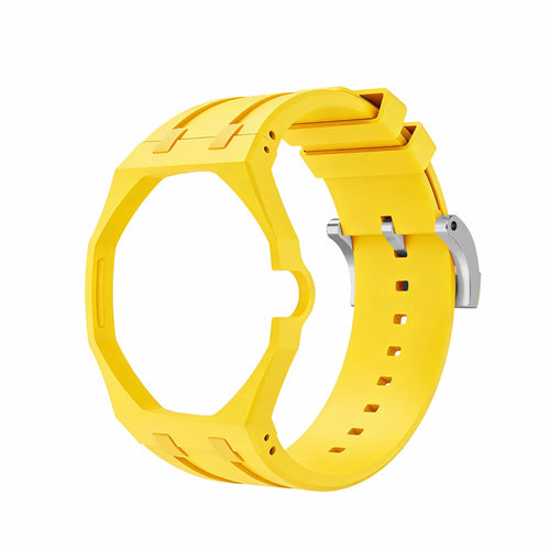 Bracelet en caoutchouc pour AP x Swatch Royal Pop jaune